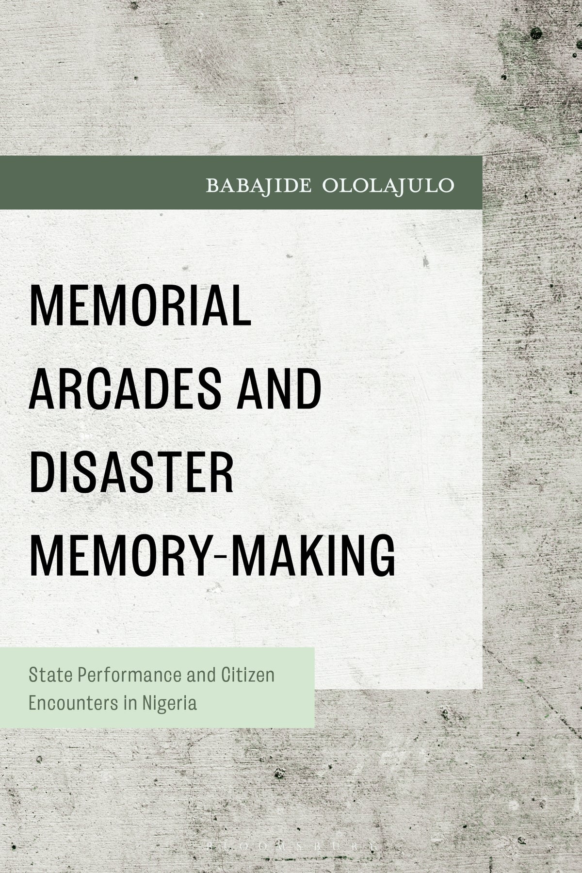 Memorial Arcades and Disaster Memory-making