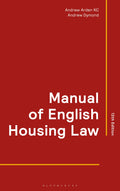 Manual of English Housing Law