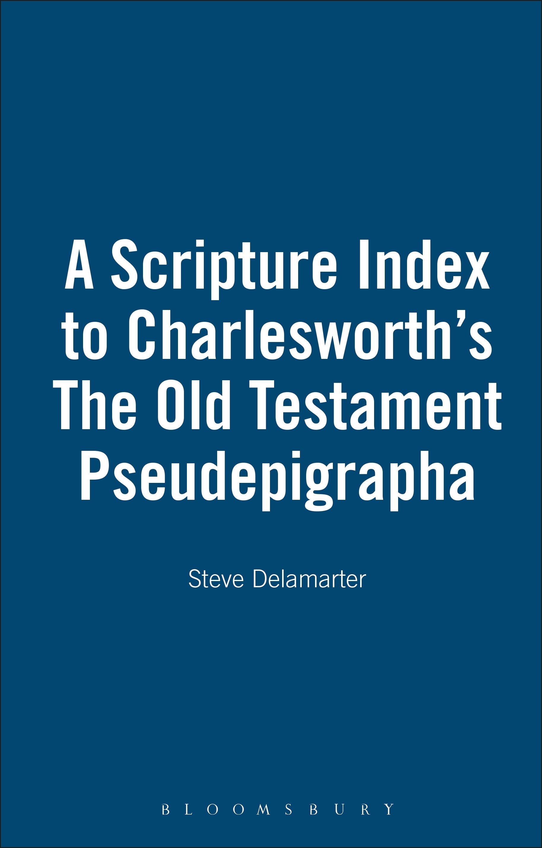 Scripture Index to Charlesworth's The Old Testament Pseudepigrapha