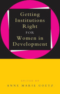 Getting Institutions Right for Women in Development