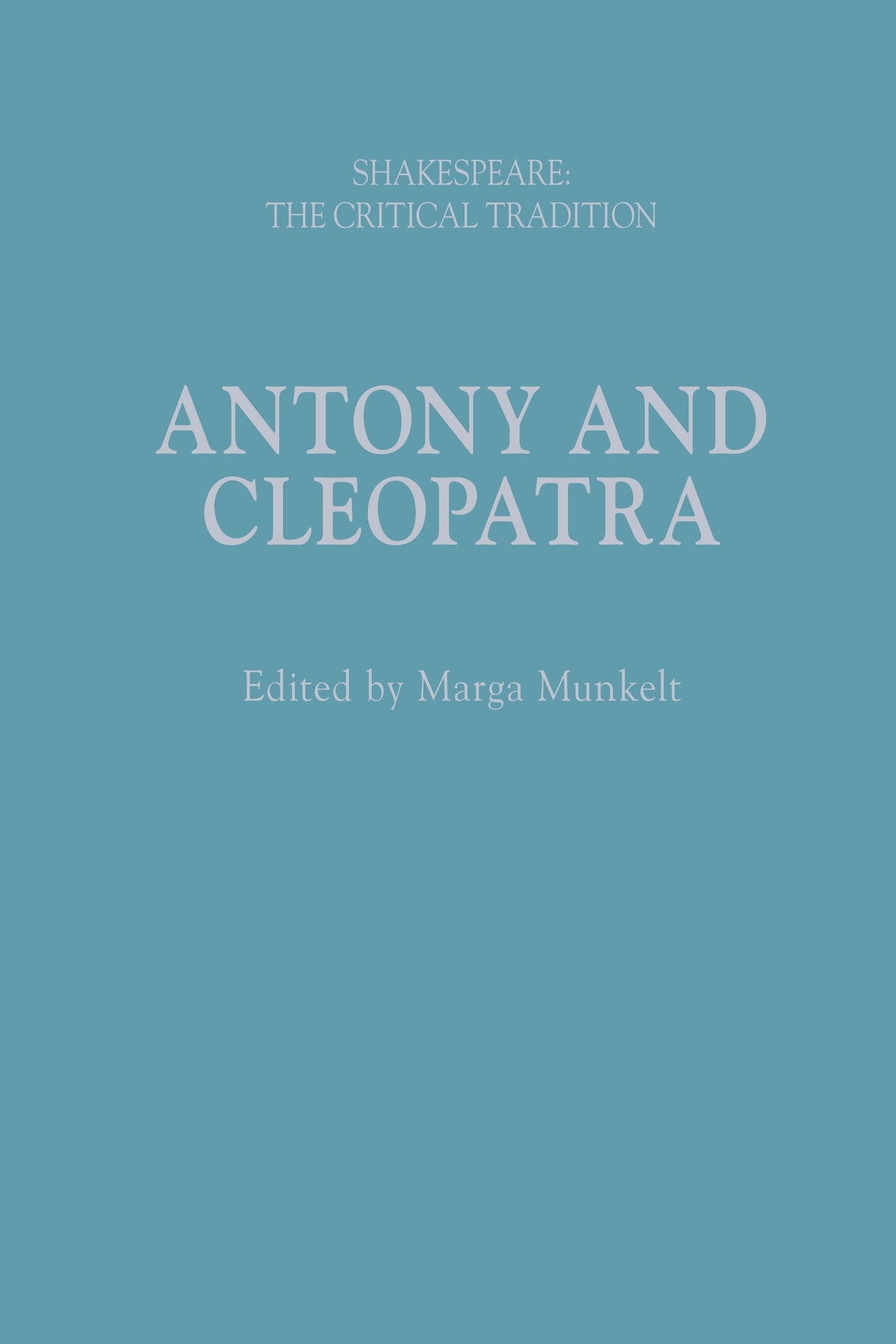 Antony and Cleopatra
