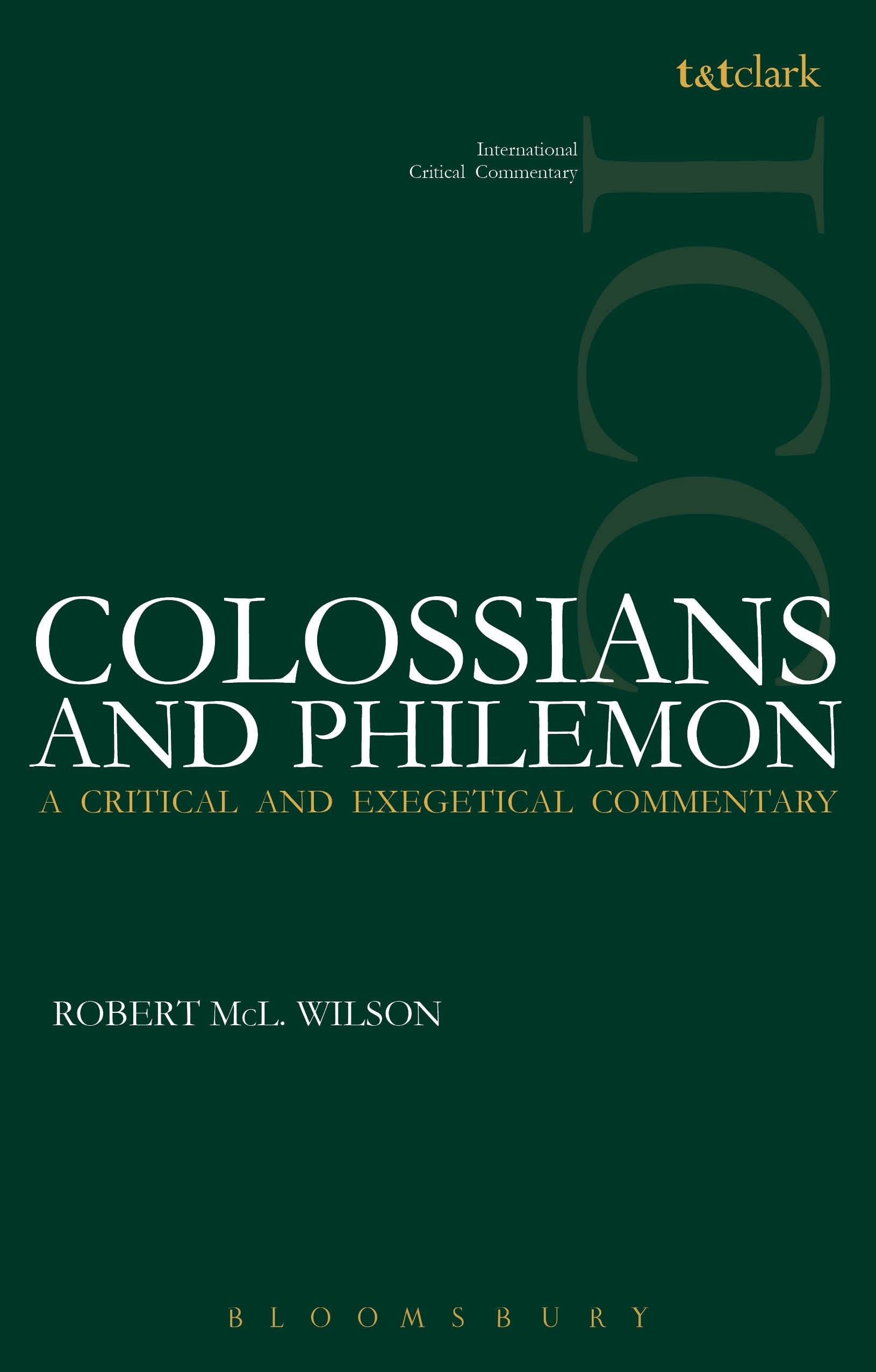 Colossians and Philemon (ICC)