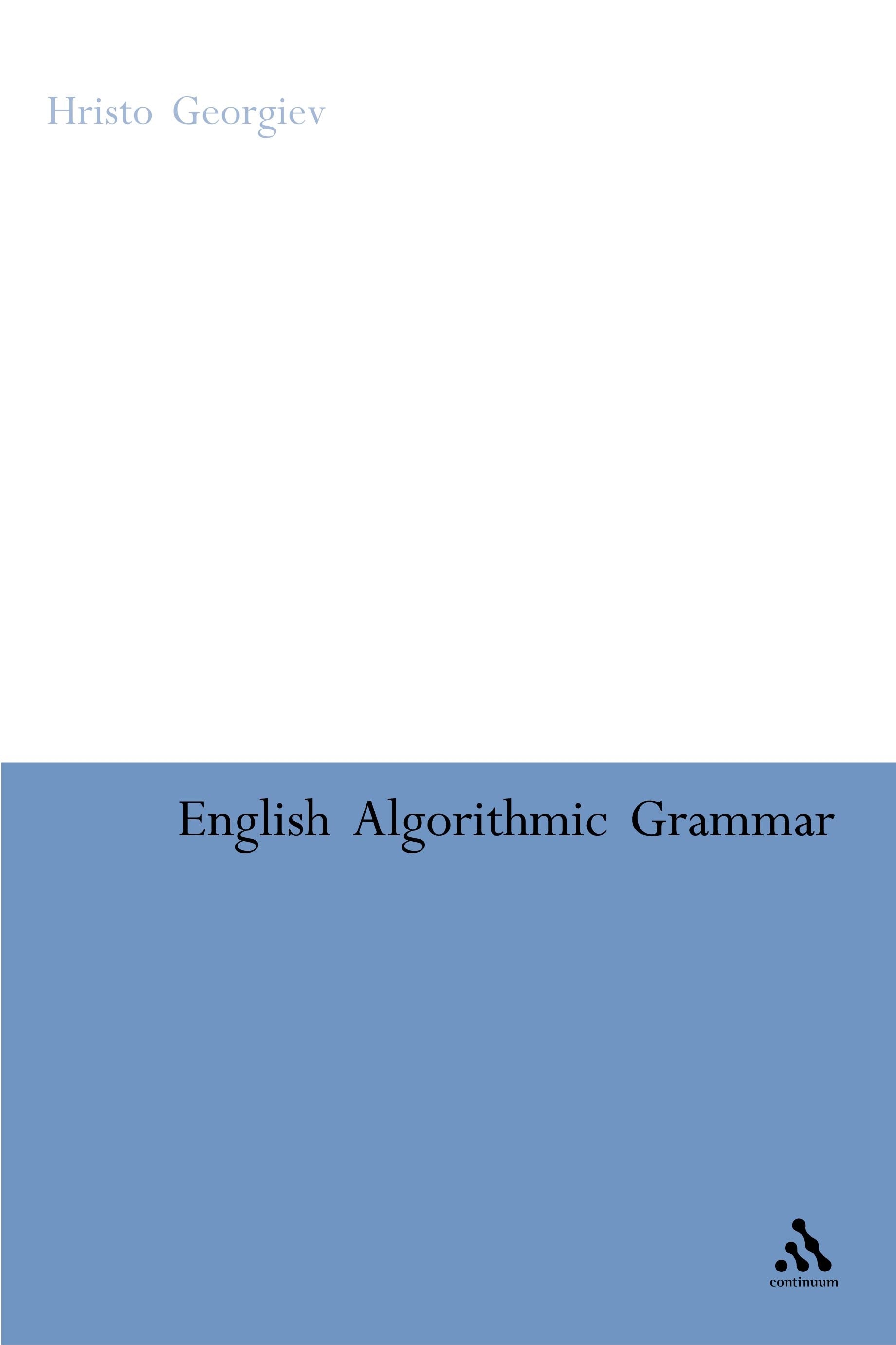 English Algorithmic Grammar