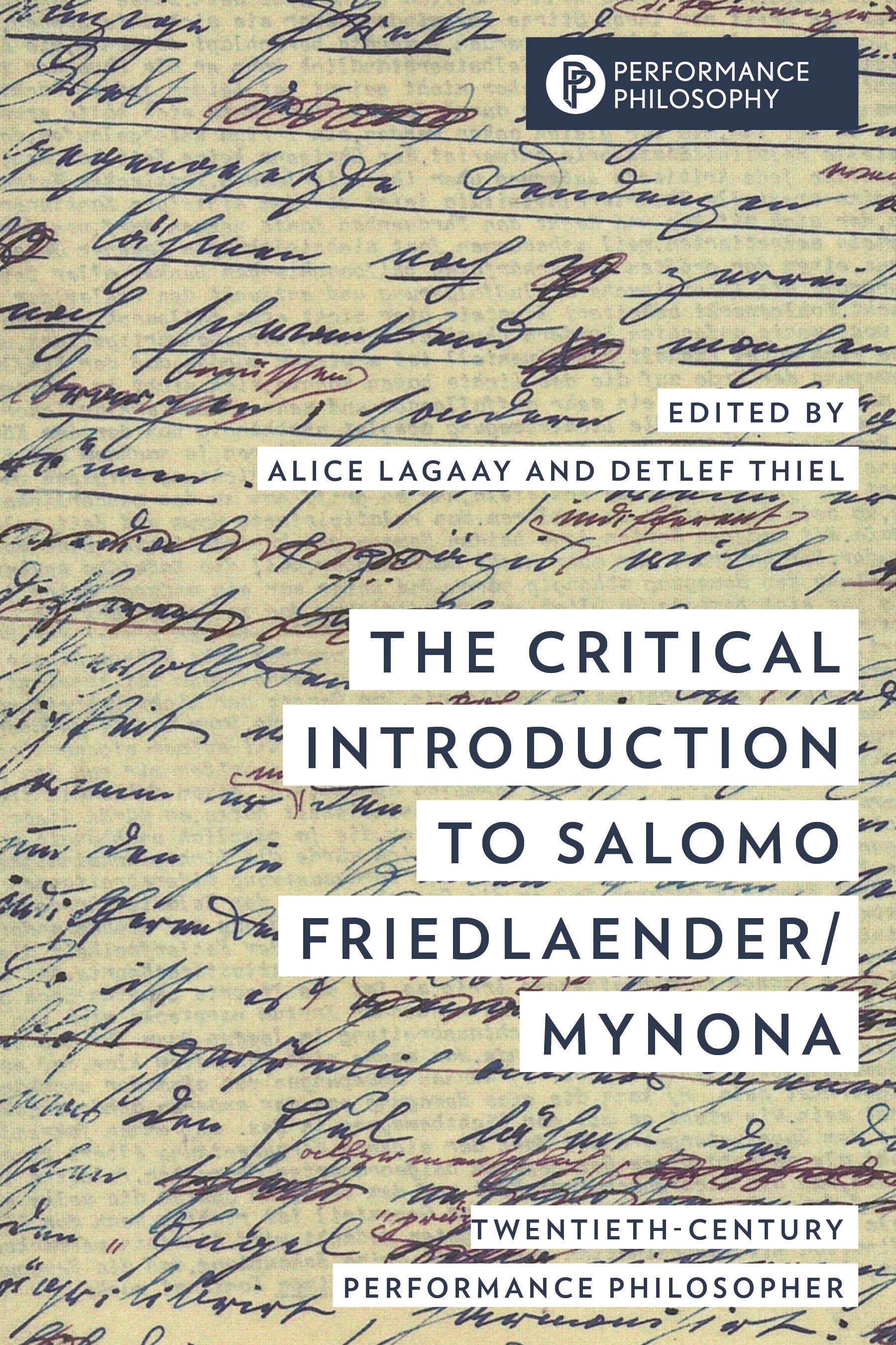 Critical Introduction to Salomo Friedlaender/Mynona