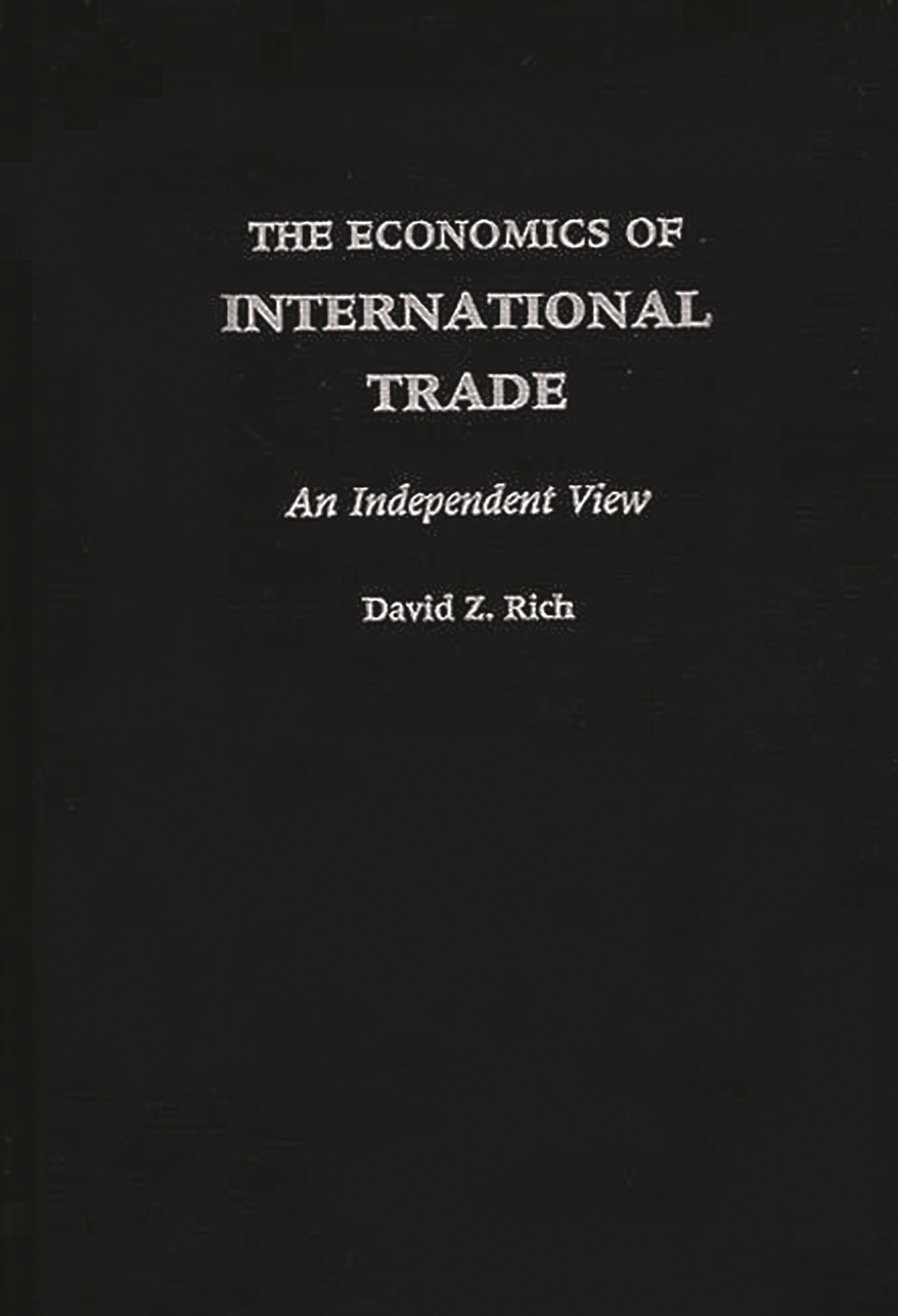 Economics of International Trade