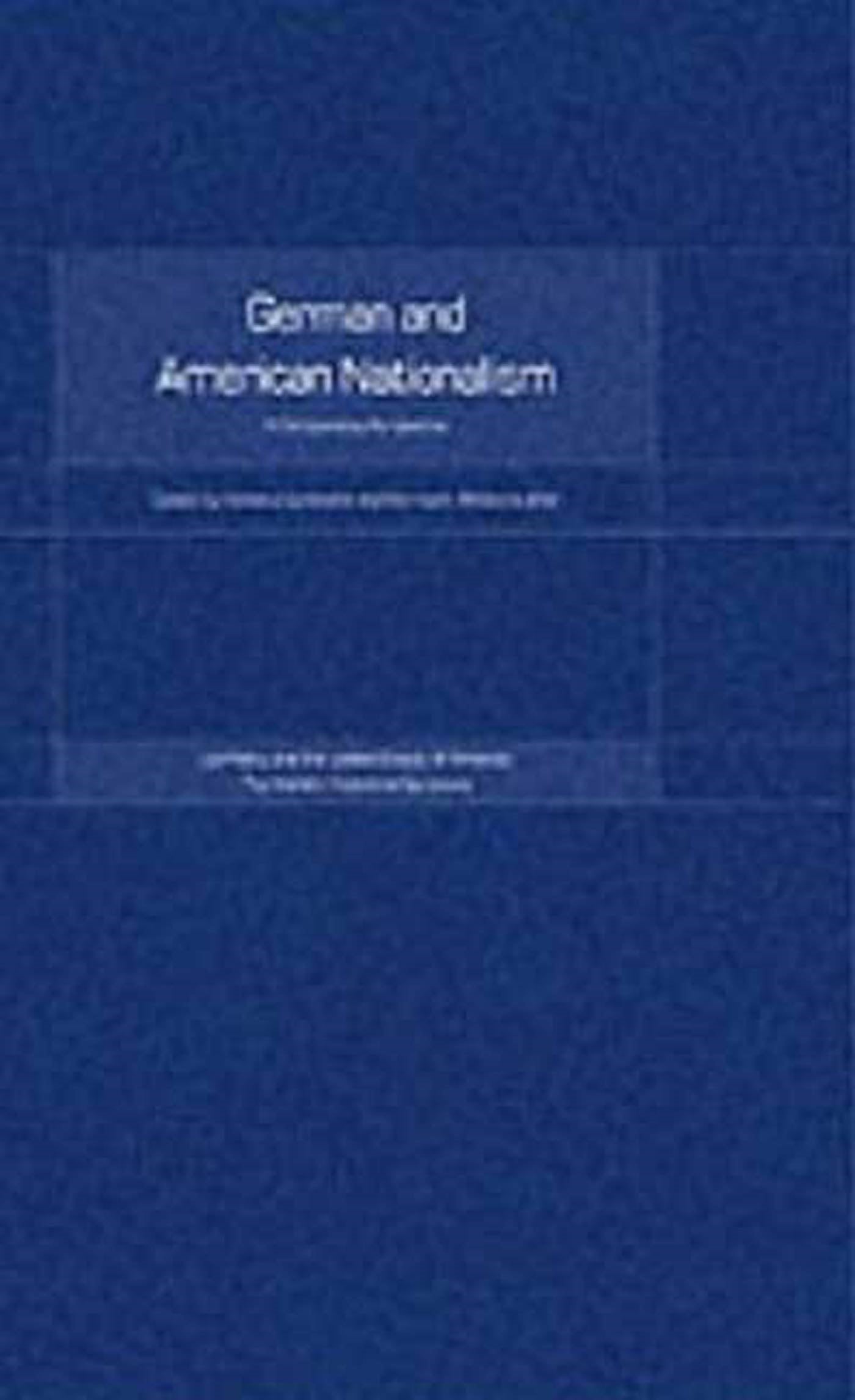 German and American Nationalism