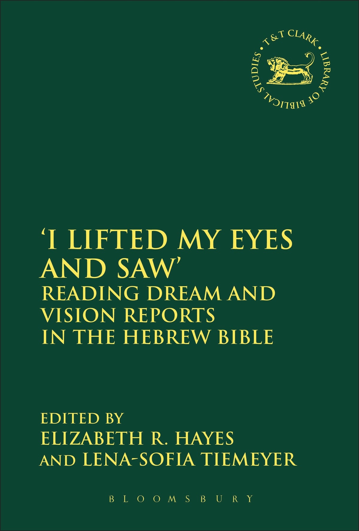 I Lifted My Eyes and Saw'