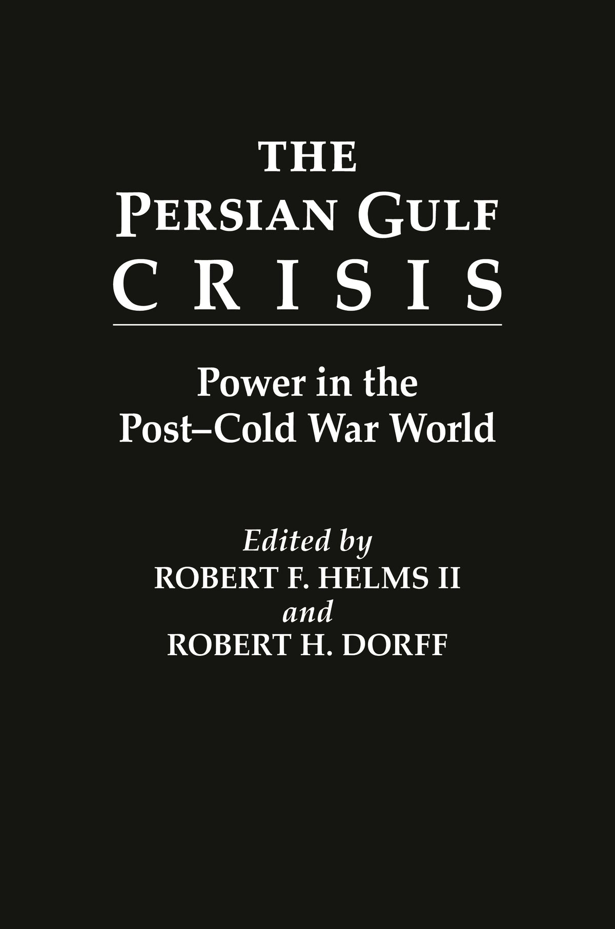 Persian Gulf Crisis
