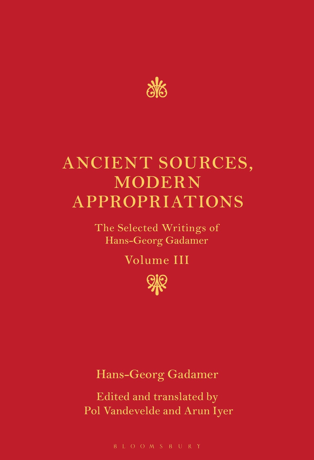 Ancient Sources, Modern Appropriations