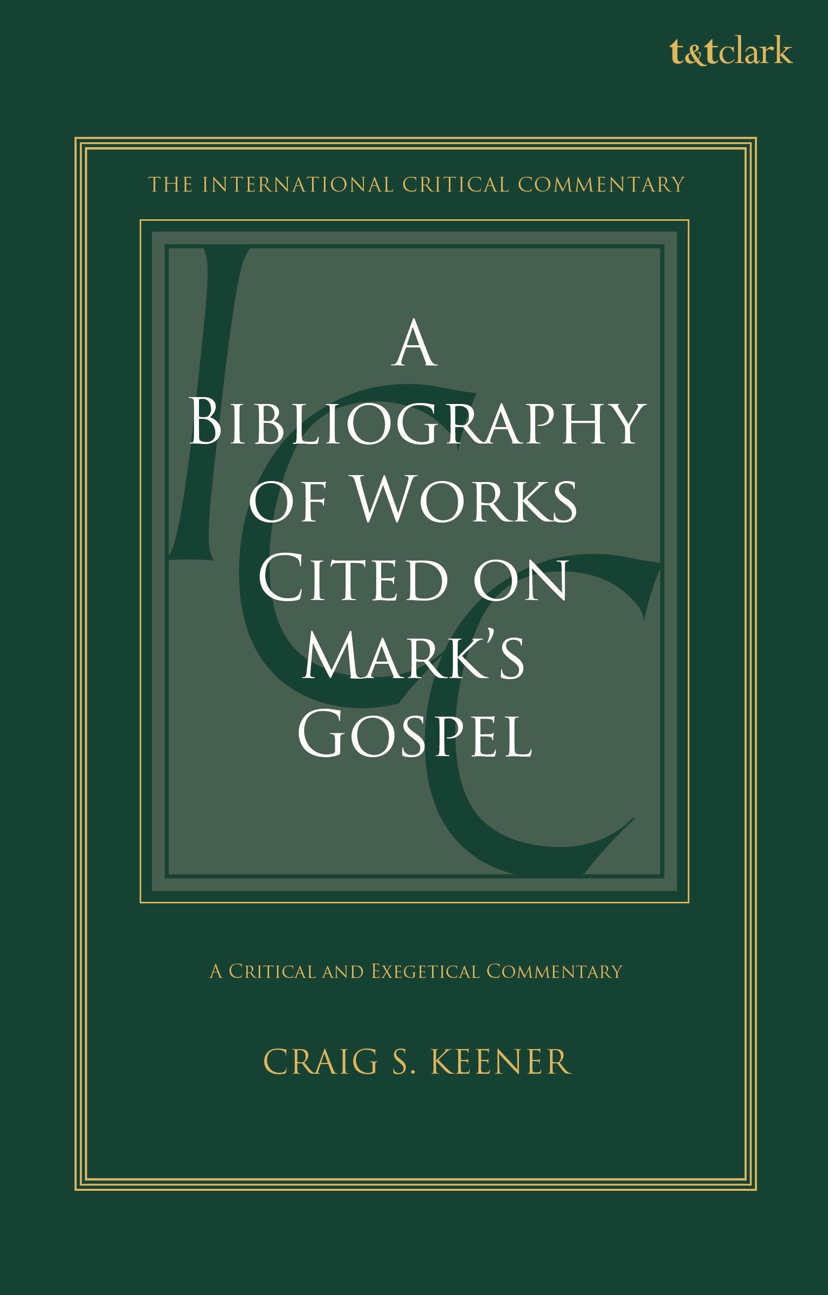 Bibliography of Works Cited on Mark's Gospel