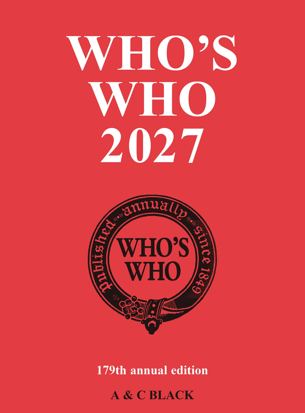 Who's Who 2027
