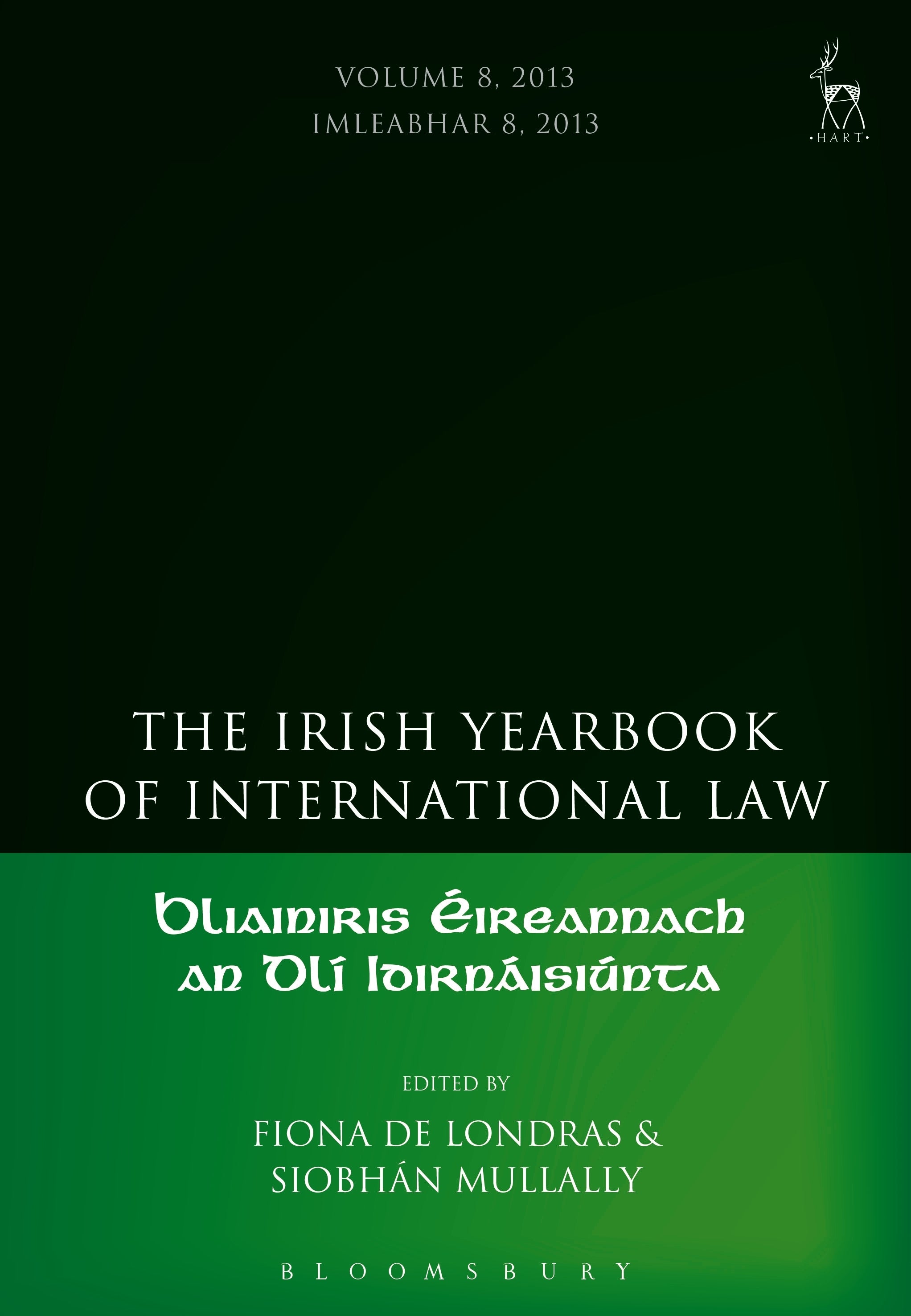 Irish Yearbook of International Law, Volume 8, 2013