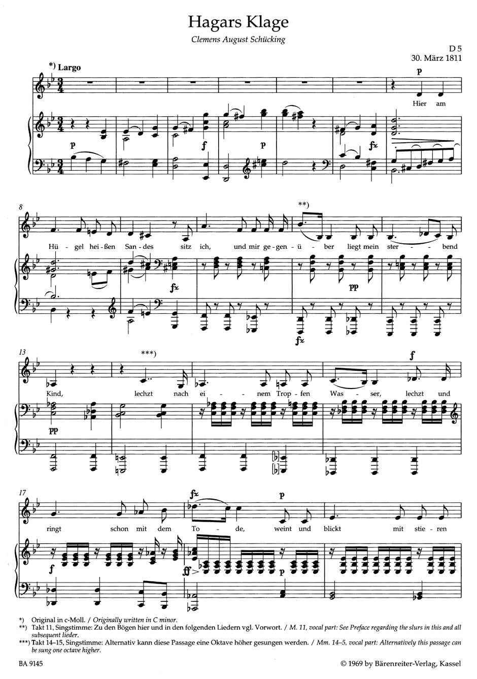Lieder. Vol. 5 - Low Voice