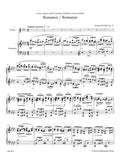 Romance in F min op. 11 for Violin and Piano