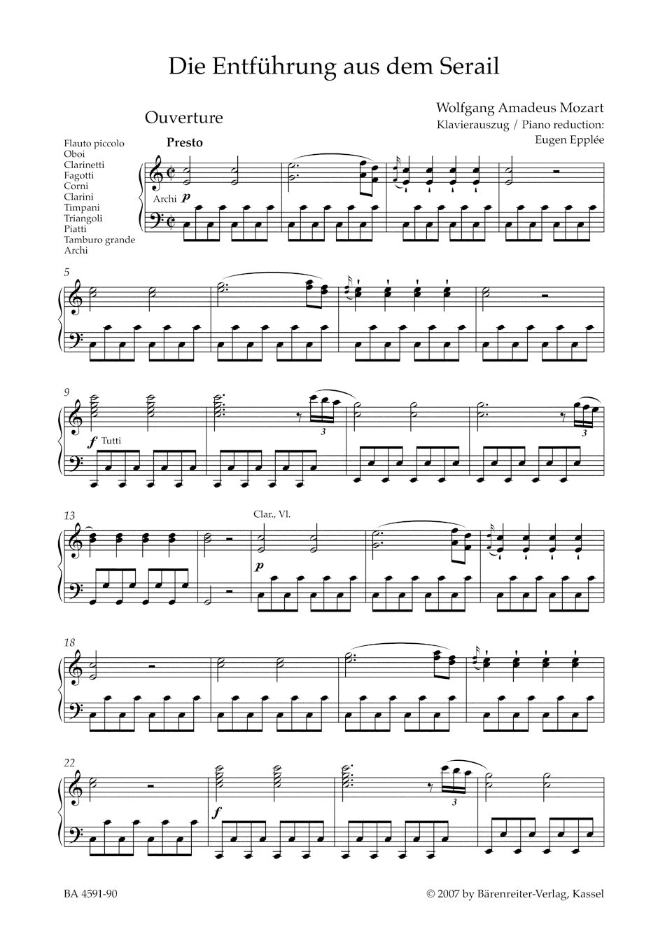 The Abduction from the Seraglio K. 384