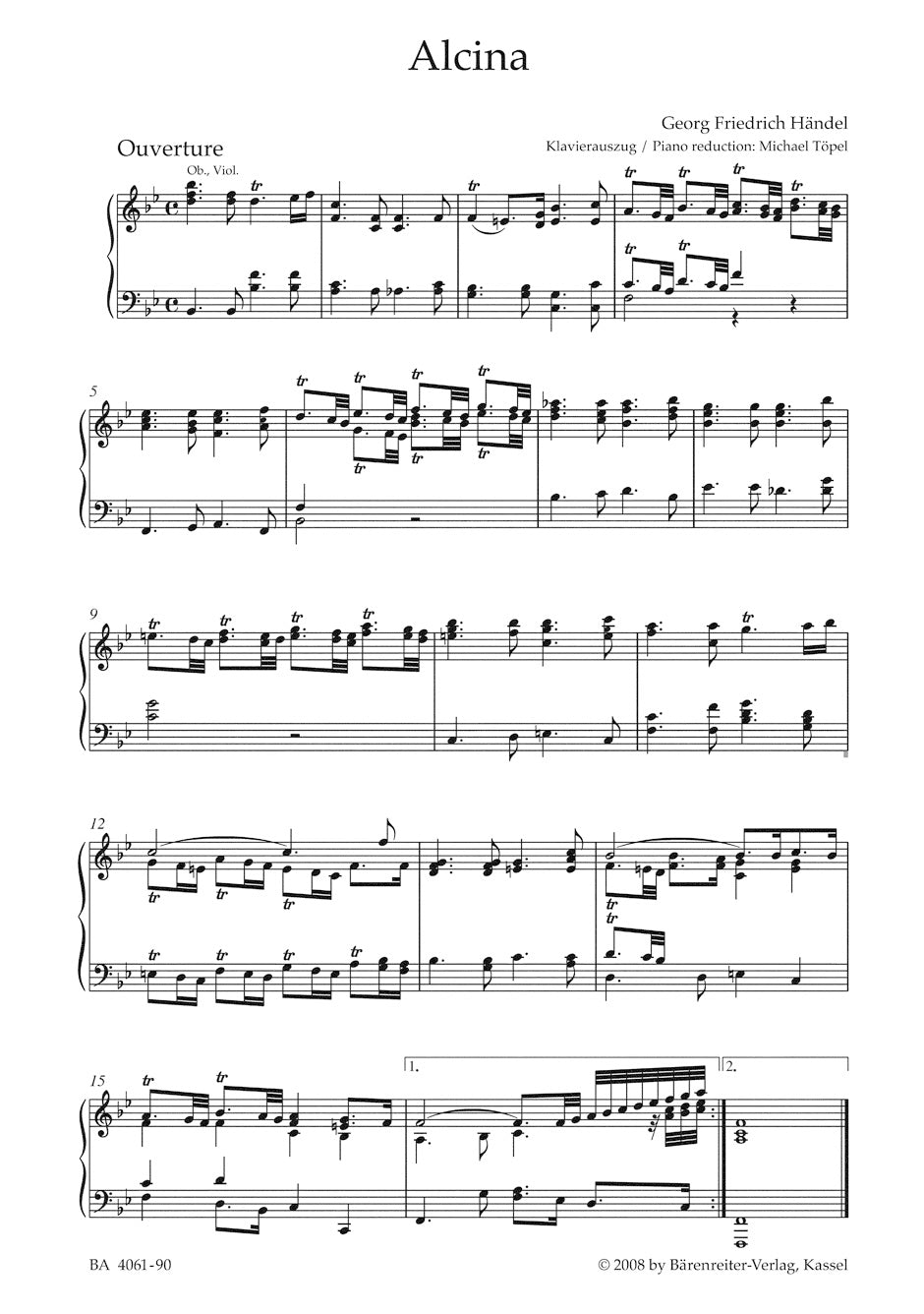 Alcina HWV 34