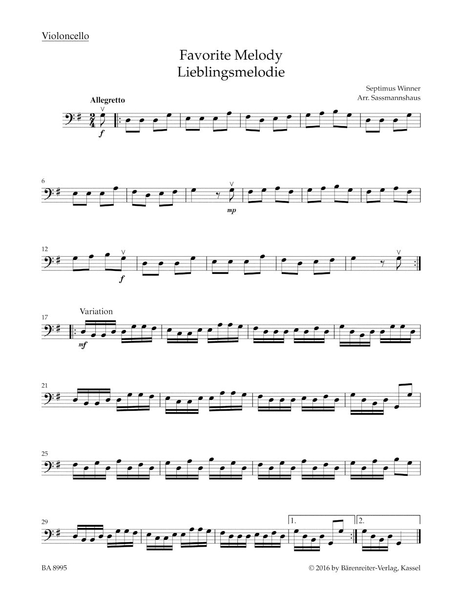 Cello  Recital Album. First Position Volume 2 - for Cello and Piano or two Cellos