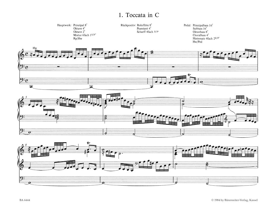 Selected Organ Works 
Vol. IX: Toccata in C maj, Ciacona in D maj, Arietta with Variations in F maj, 2 Fantasias, 5 Fugues