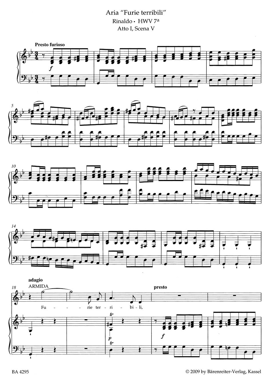 Aria Album, Female Roles for High Voice from Handel's Operas