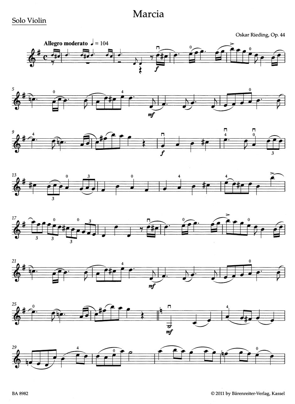 Marcia op. 44, Rondo op. 22/3