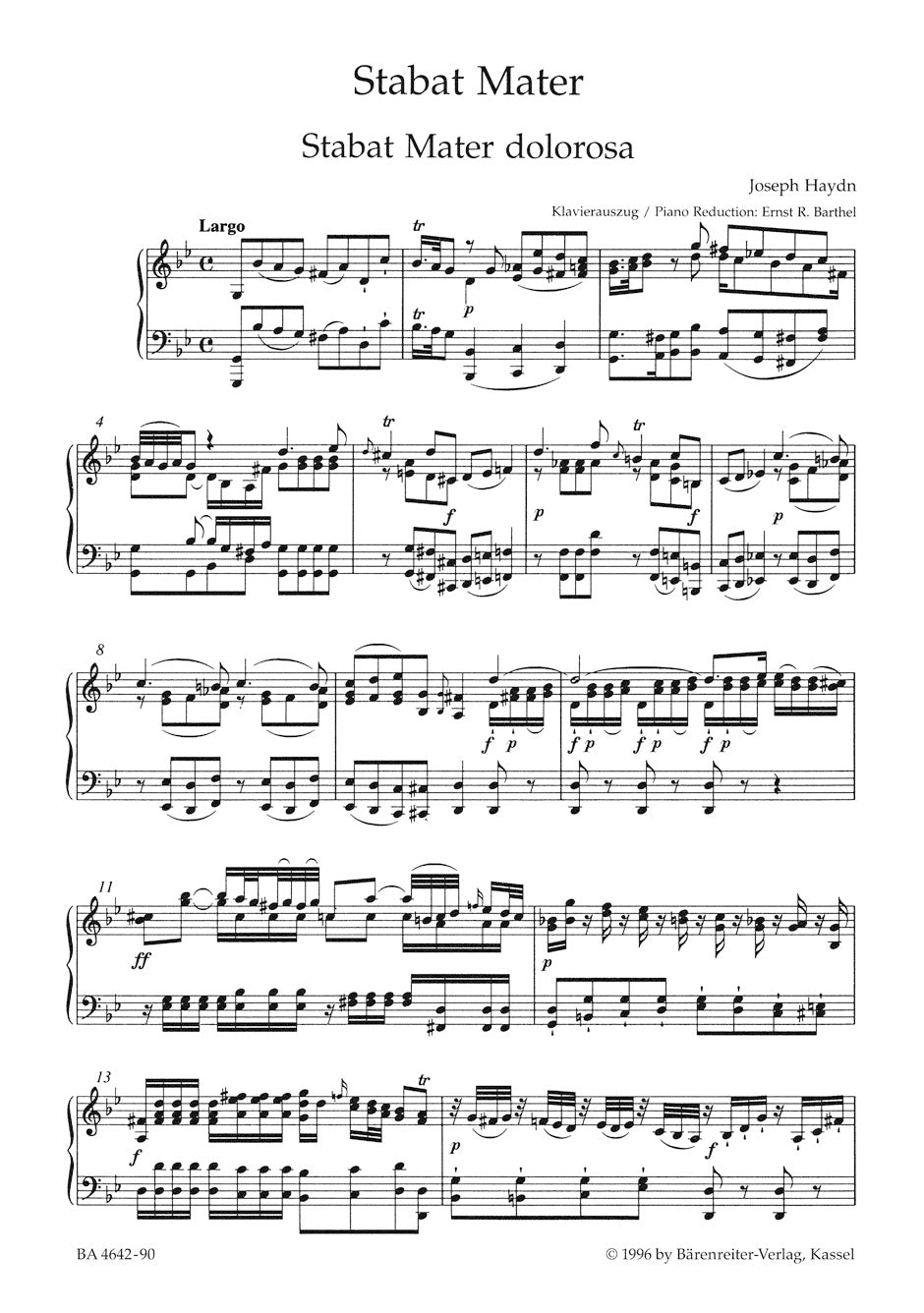 Stabat Mater Hob. XXbis