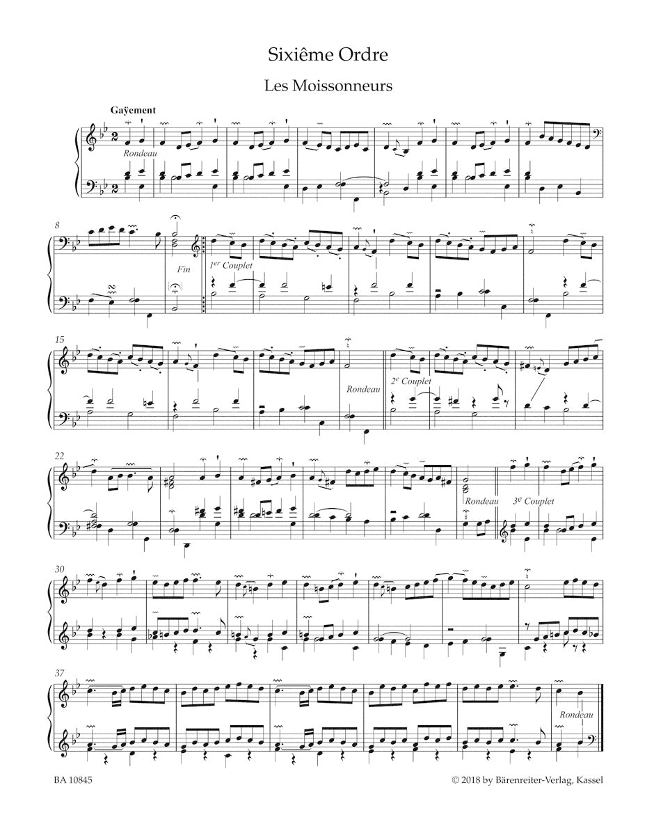 Pieces de clavecin. Second livre