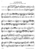 Six Canonic Sonatas op. 5 TWV 40:118-123 for 2 Flutes (or 2 Violins). 
Vol. 2: Sonatas Nos. 4-6