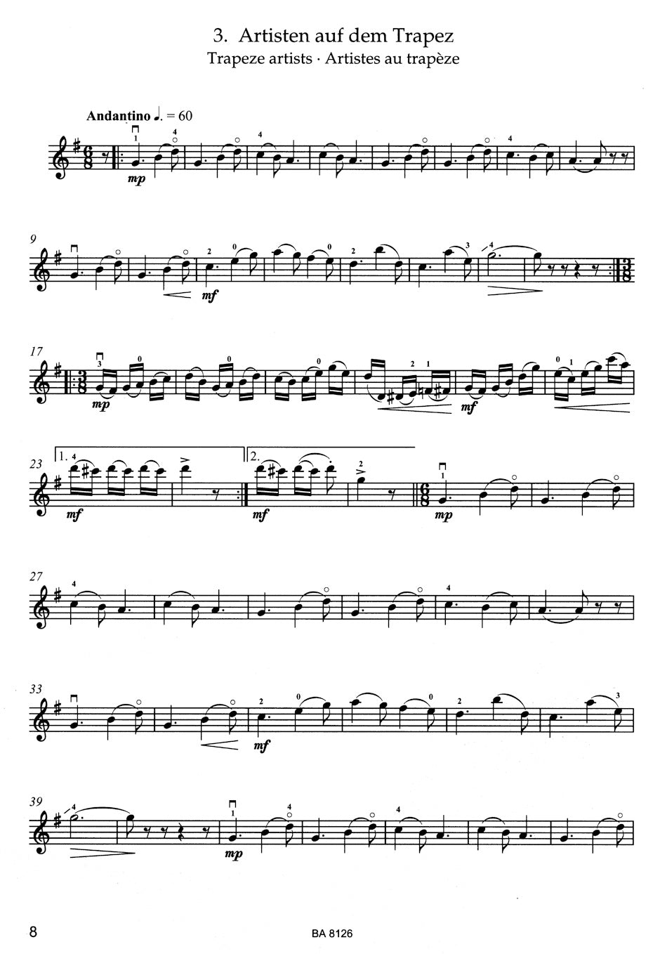 At the circus
for Violin and Piano