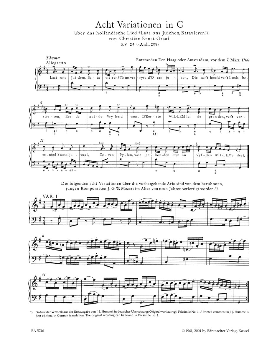 Variations for Piano