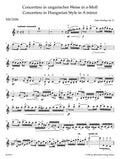 Concertino in Hungarian Style op. 21