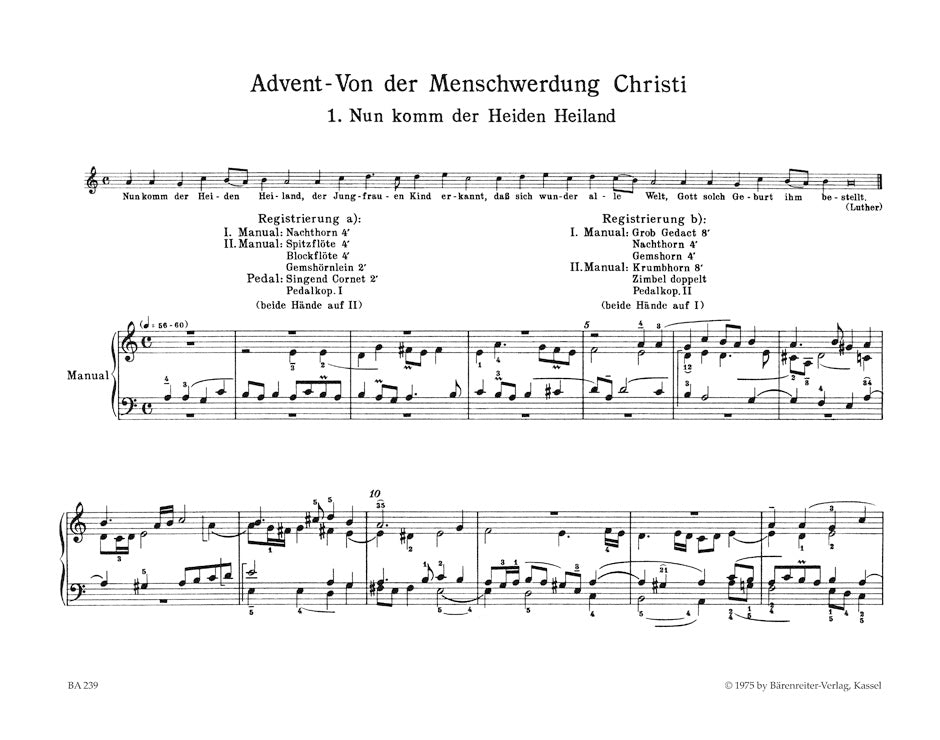 Selected Organ Works 
Vol. II: Chorale Preludes, Part I