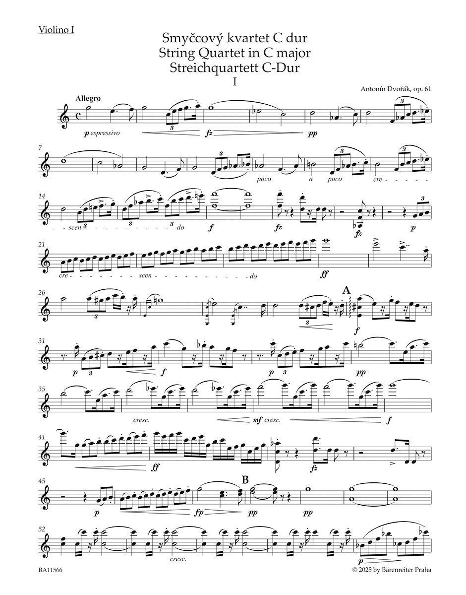 String Quartet No. 11 in C maj op. 61