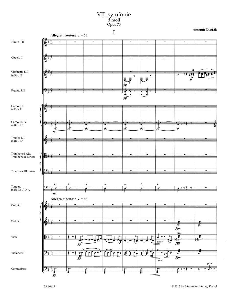 Symphony No. 7 in D min op. 70