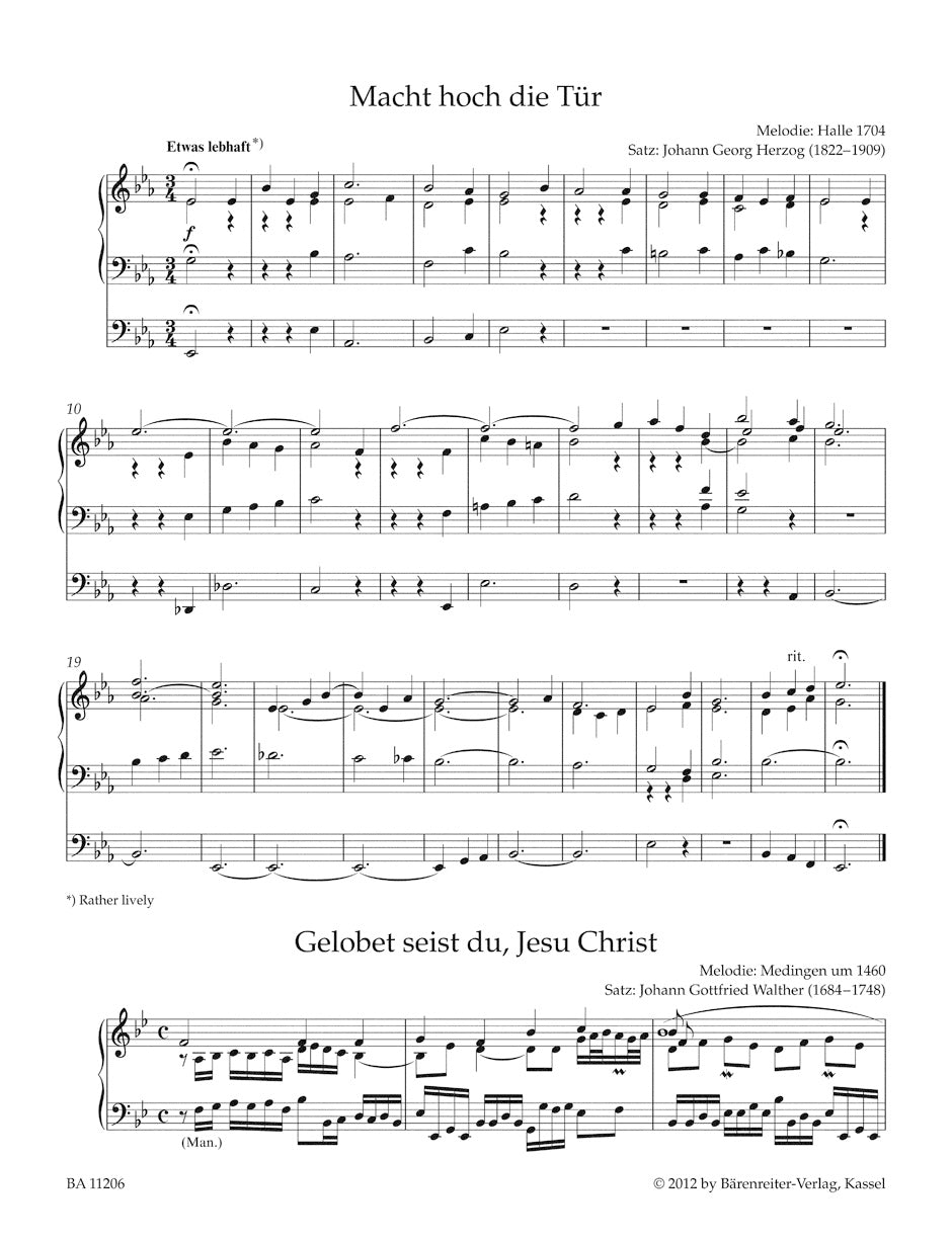 Sonntagsorgel. Easy Organ music for church services and teaching
Vol. 3: Chorale Preludes