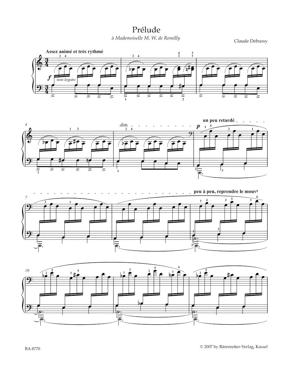 Pour le Piano