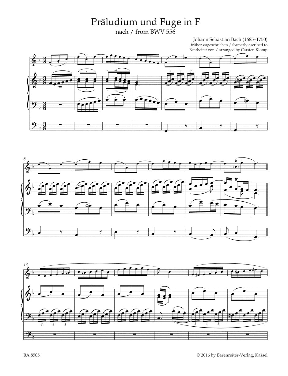 Series Organ plus one Praise and Thank / Baptism and Wedding