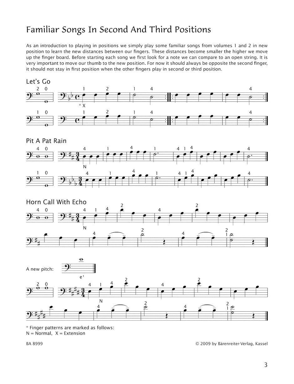 Early Start on the Cello 
Vol. 4, Duet playing in all positions