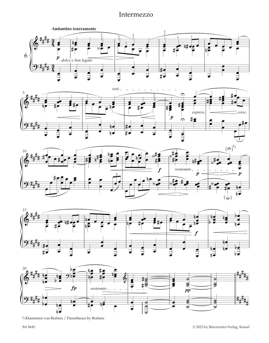 Selected Piano Pieces