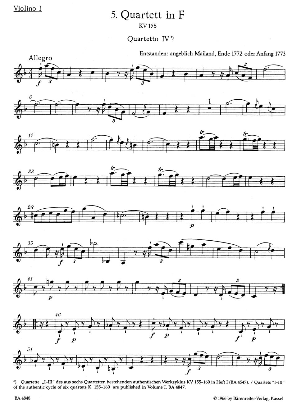 13 Early String Quartets
Vol.  2: Quartets K. 158-160