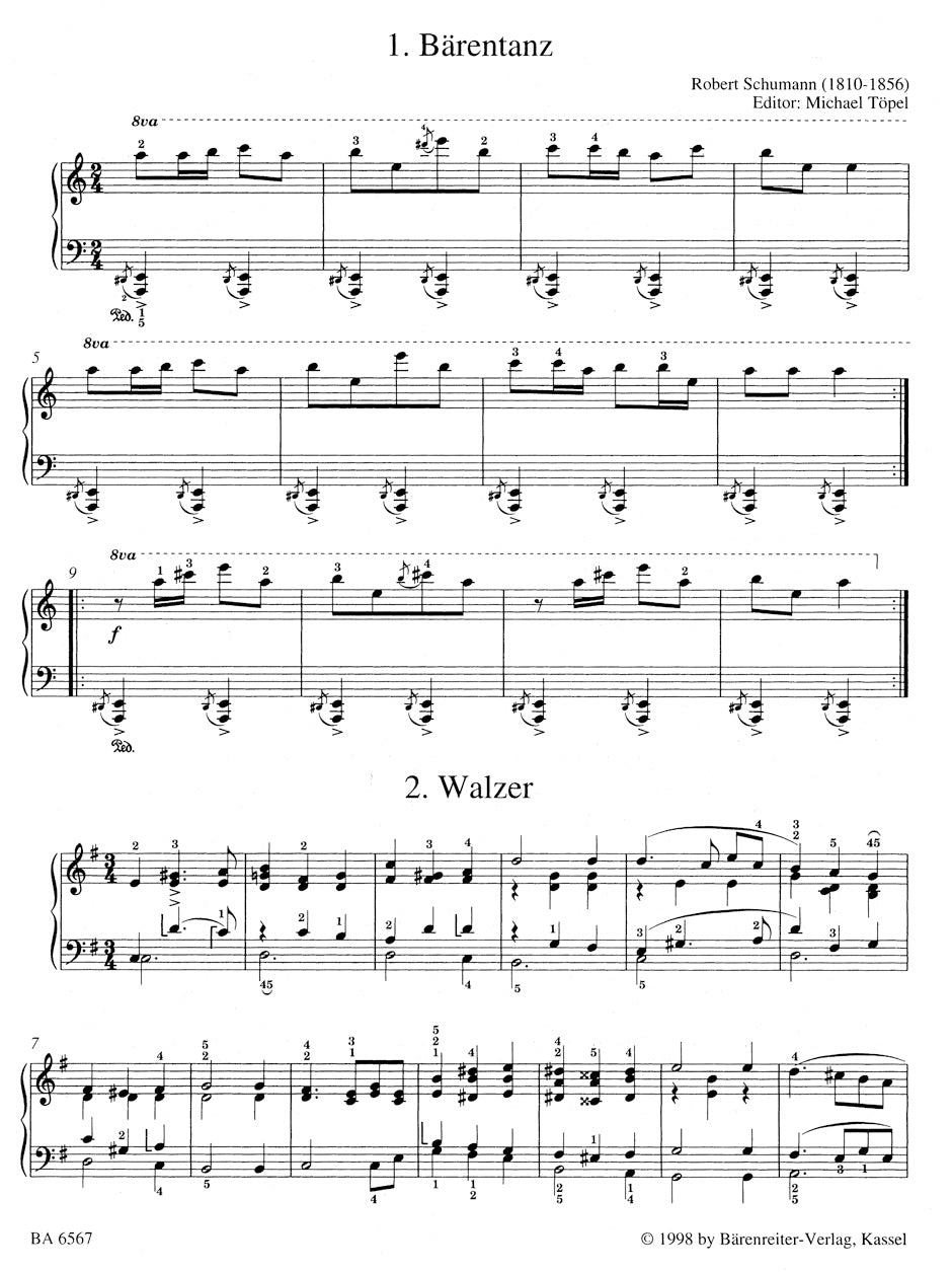 Easy Piano Pieces and Dances