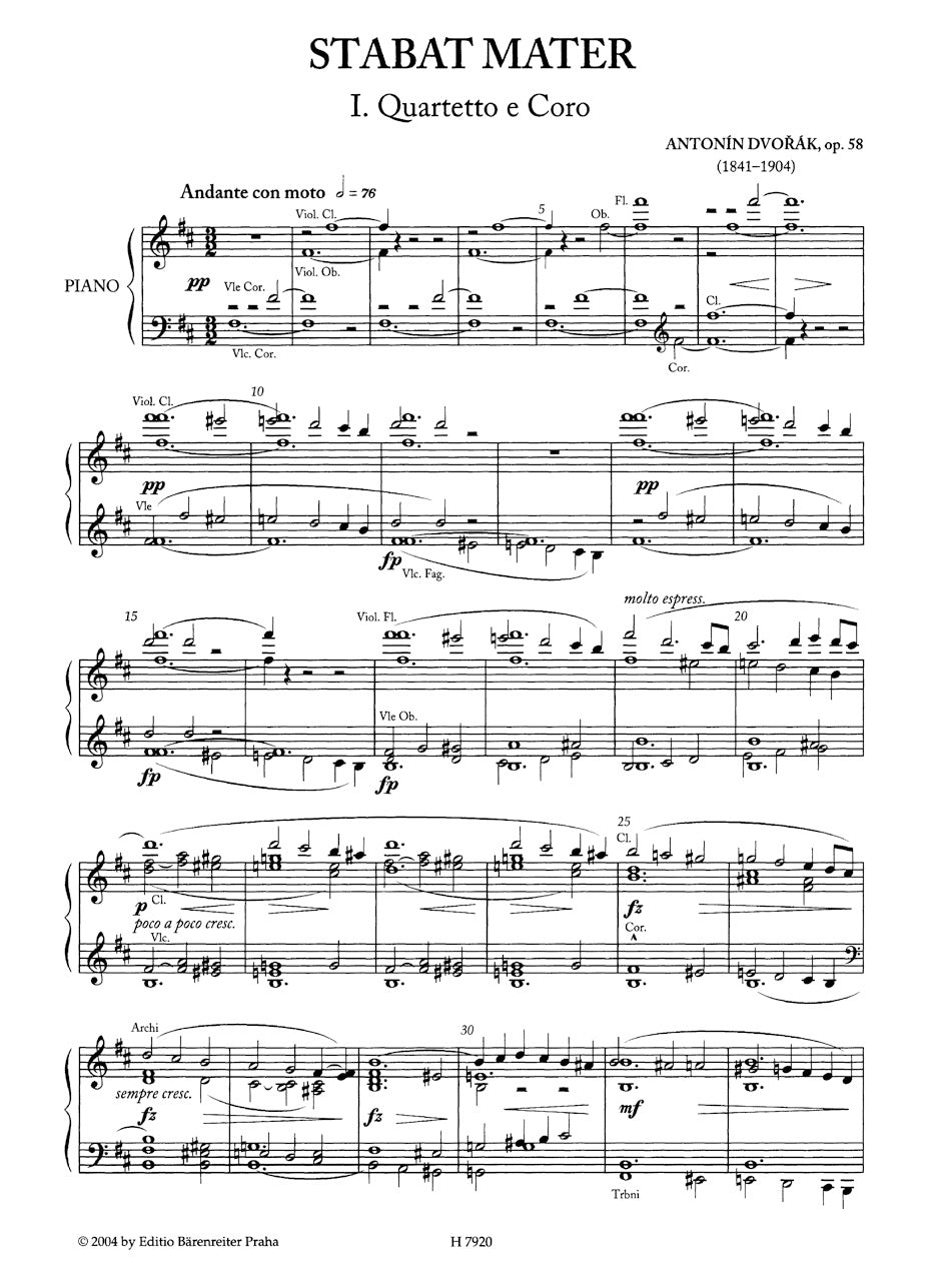 Stabat Mater op. 58