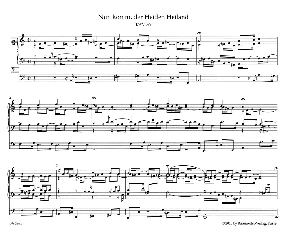 Complete Organ Works, Vol. 1: Little Organ Book. Six Chorales (Schubler Chorales). Chorale Partitas