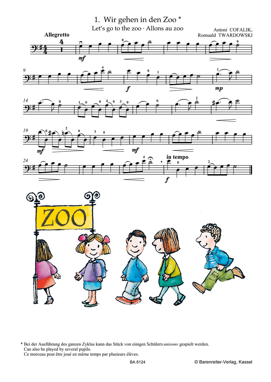 At the zoo
for Cello and Piano