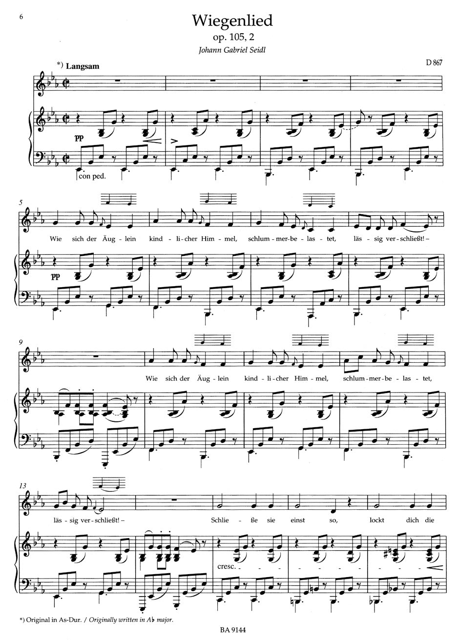 Lieder. Vol. 4 - Low Voice