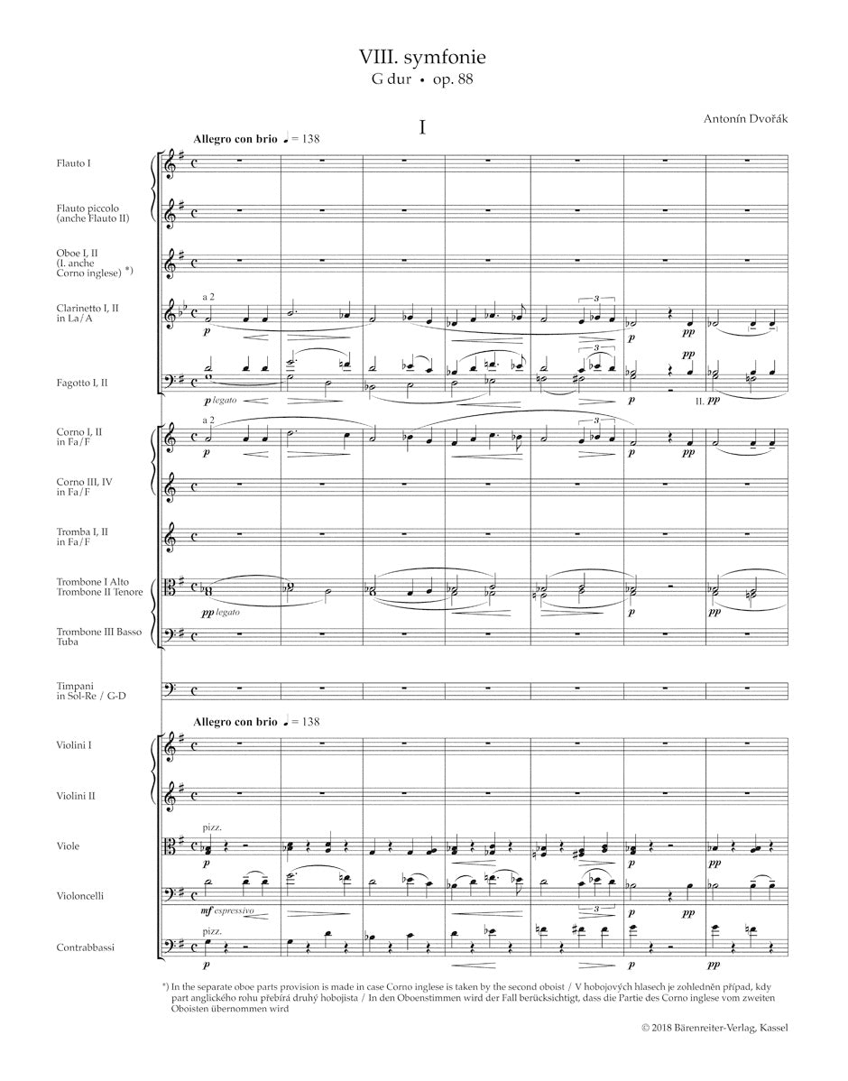 Symphony No. 8 in G maj op. 88