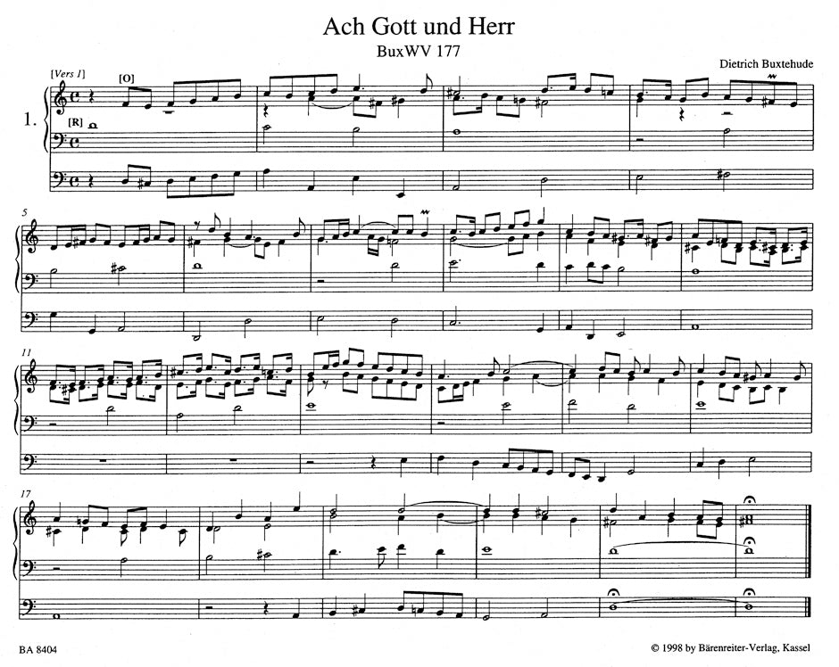 New Edition of the Complete Organ Works Vol. 4: Chorale Settings A - Me 
BuxWV 177 - 206