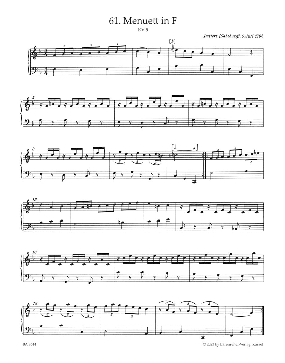 Selected Piano Pieces