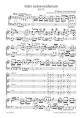 Inter natos mulierumg K. 72 (74f)