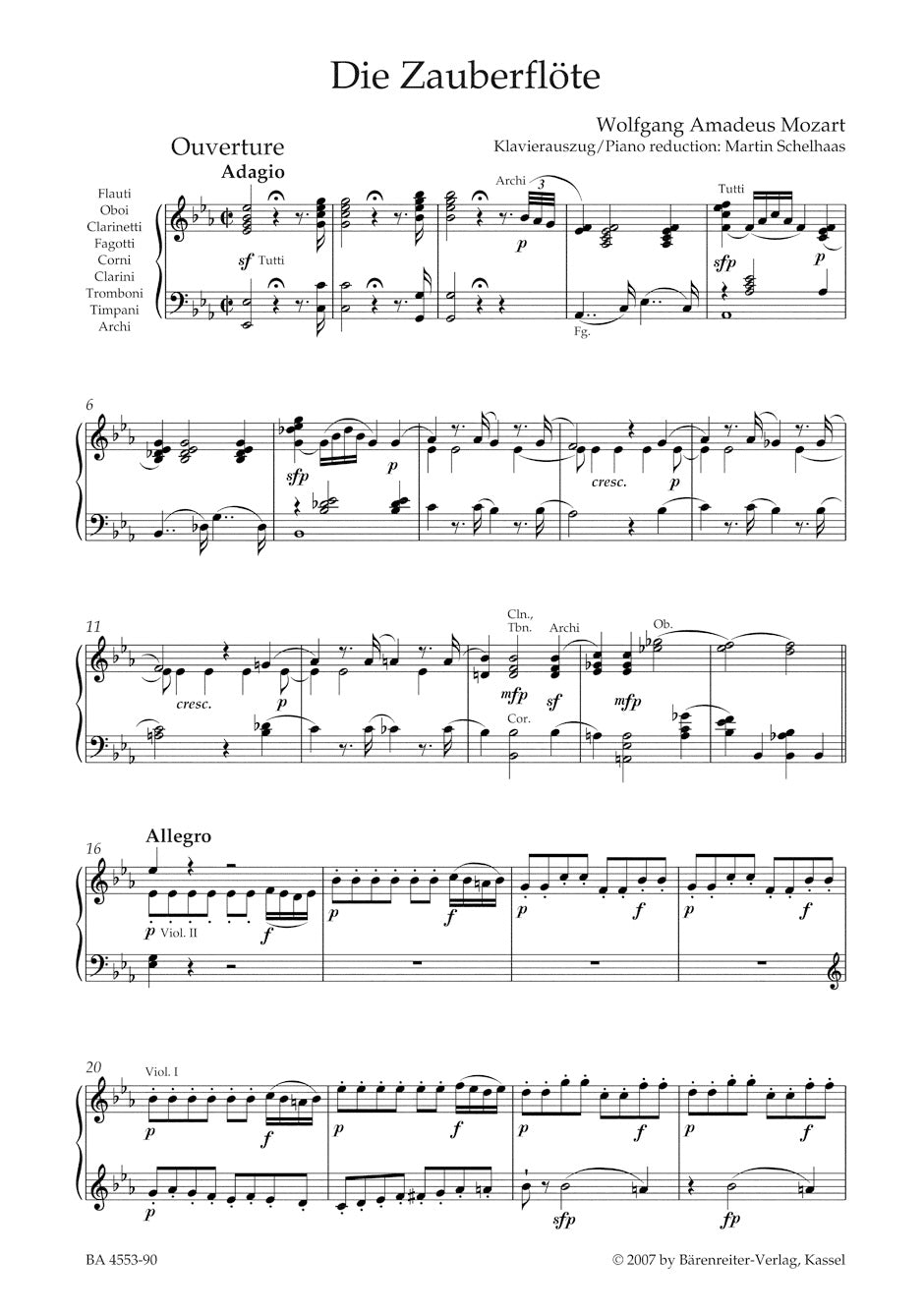The Magic Flute K. 620