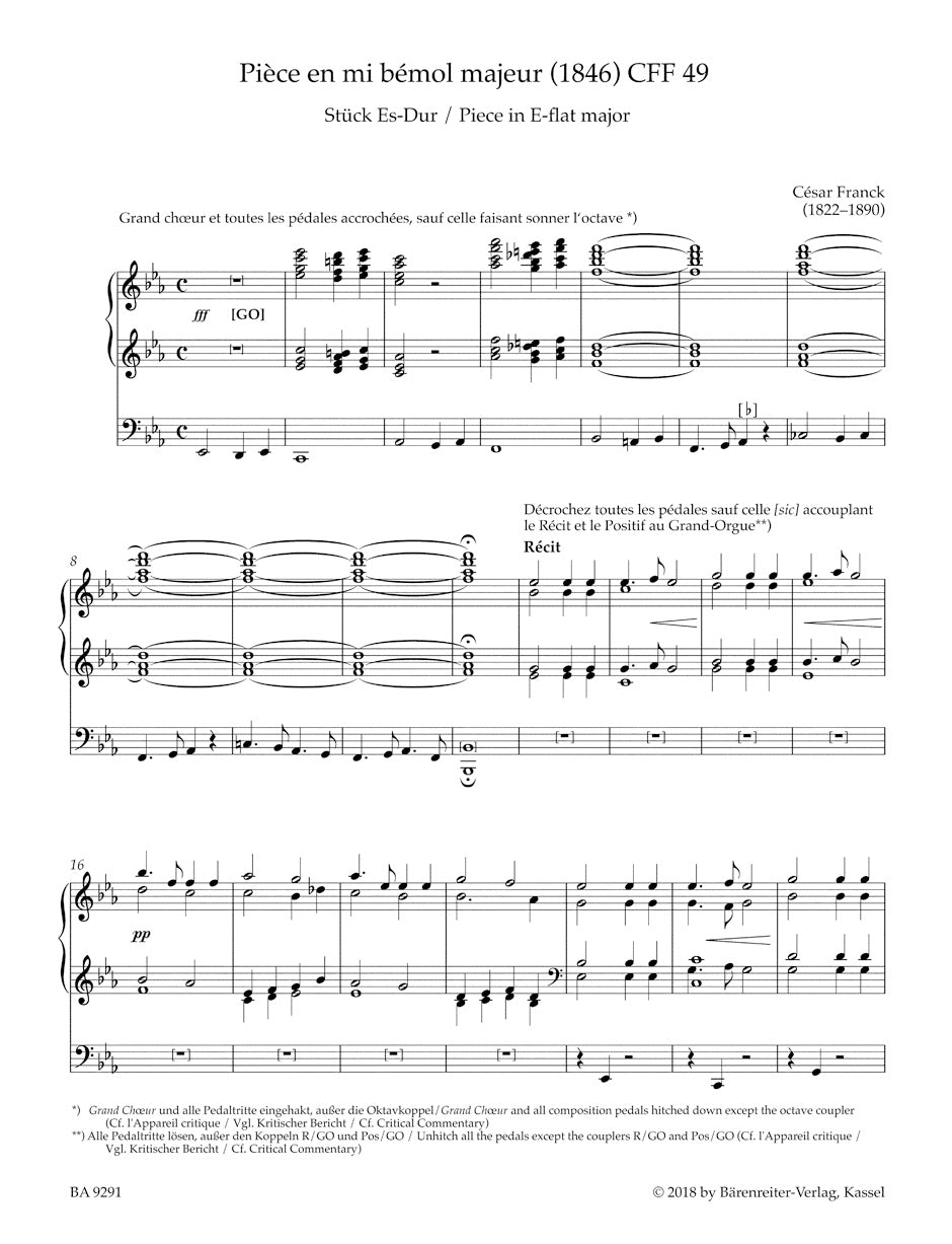 Complete Works for Organ and Harmonium
Vol. I.05.10.2021 Early Organ Works / Fragments